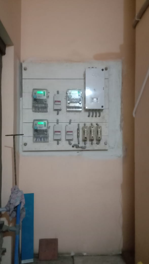 Electrical and plumbing work